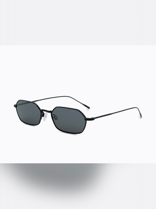 Carolina Lemke Accessories - Black Geometric Frame Sunglasses - Modern Women’s Accessory